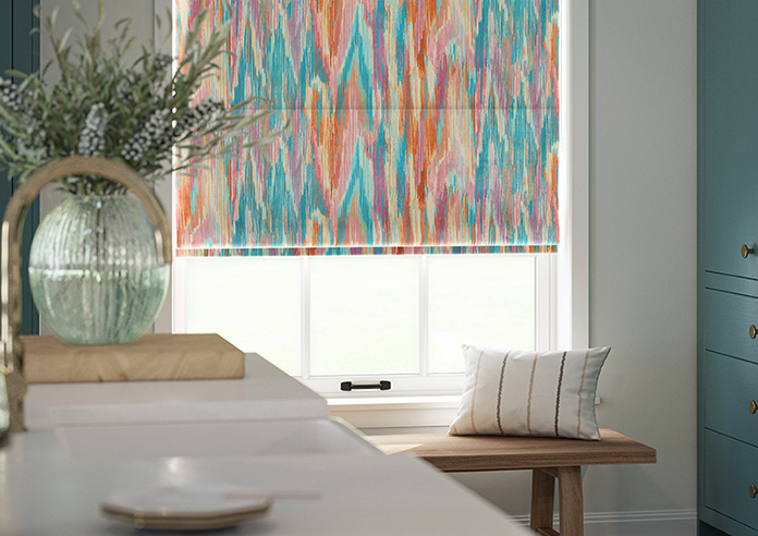 Bombay Velvet, Firestalk - Motorised Roman Blind - Image 5